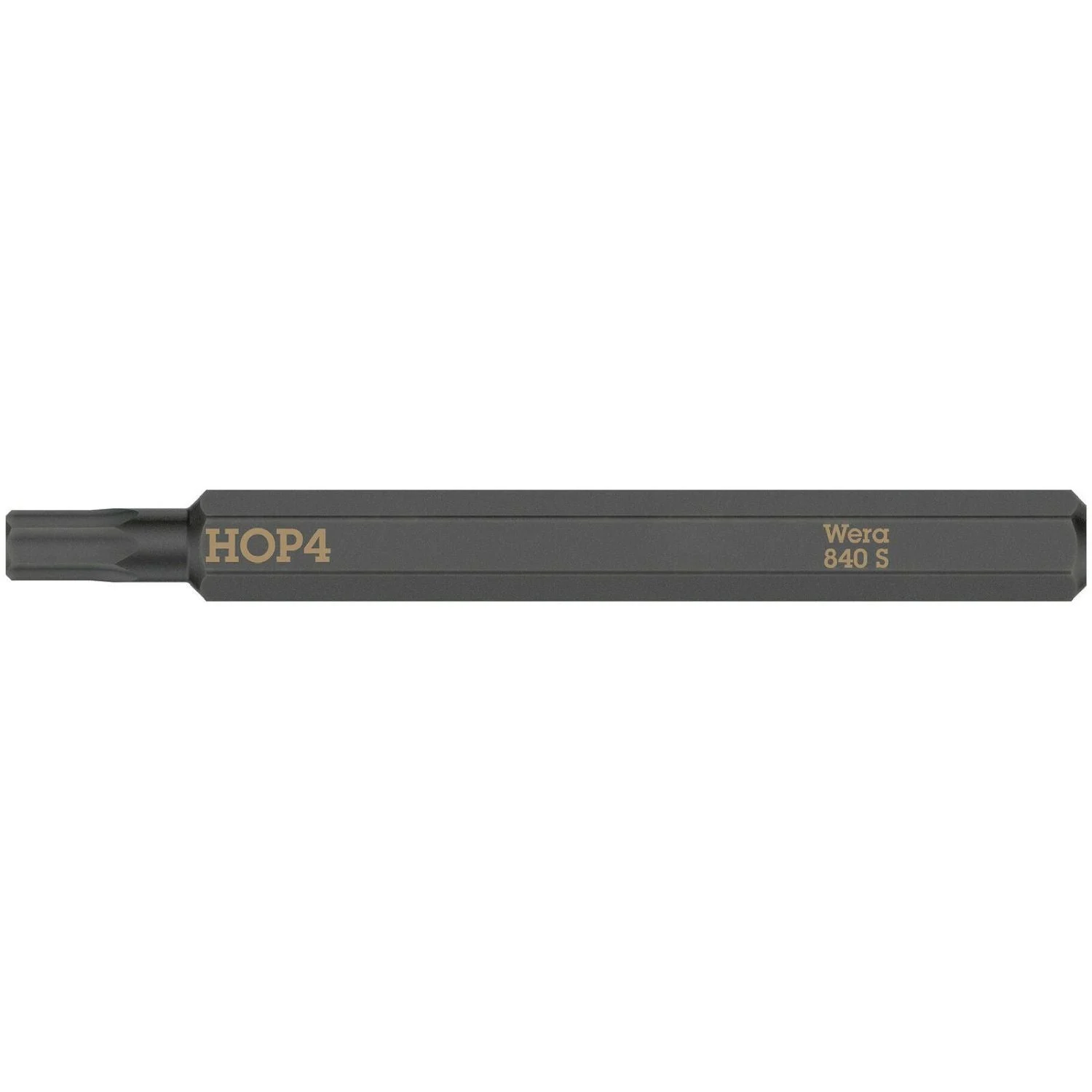 Wera 840 S Hex-Plus Bit For Impact Screwdrivers, 4x70-mm.