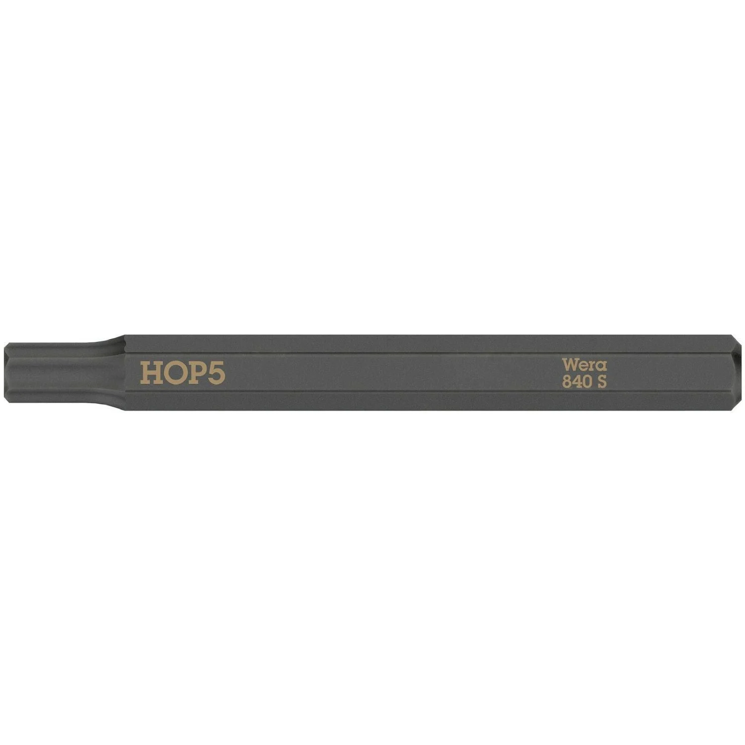 Wera 840 S Hex-Plus Bit For Impact Screwdrivers, 5x70-mm.