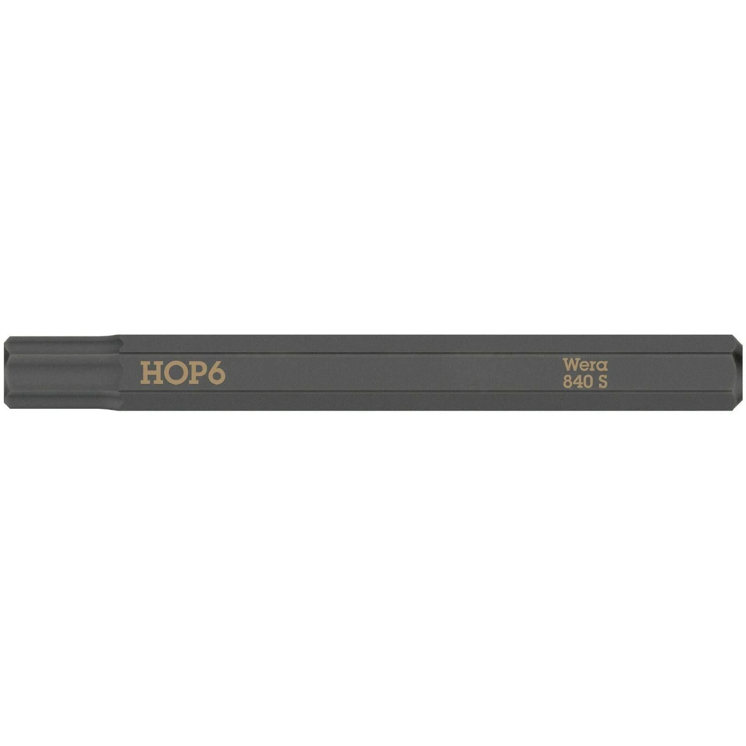 Wera 840 S Hex-Plus Bit For Impact Screwdrivers, 6x70-mm.