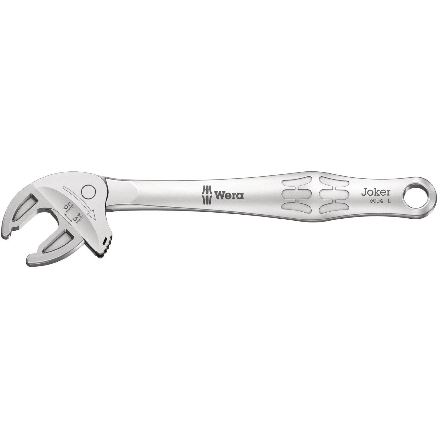 Wera 6004 Joker L Self-Setting Spanner, 16; 17; 18; 19x5/8; 11/16; 3/4-in.x224-mm.