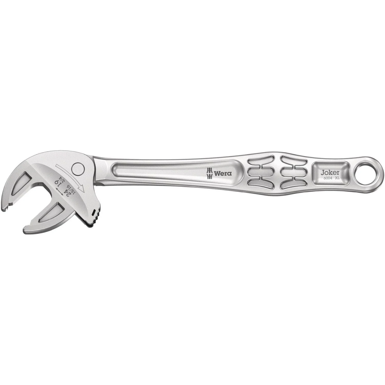 Wera 6004 Joker XL Self-Setting Spanner, 19; 20; 21; 22; 24x3/4; 25/32; 13/16; 7/8; 15/16-in.x256-mm.