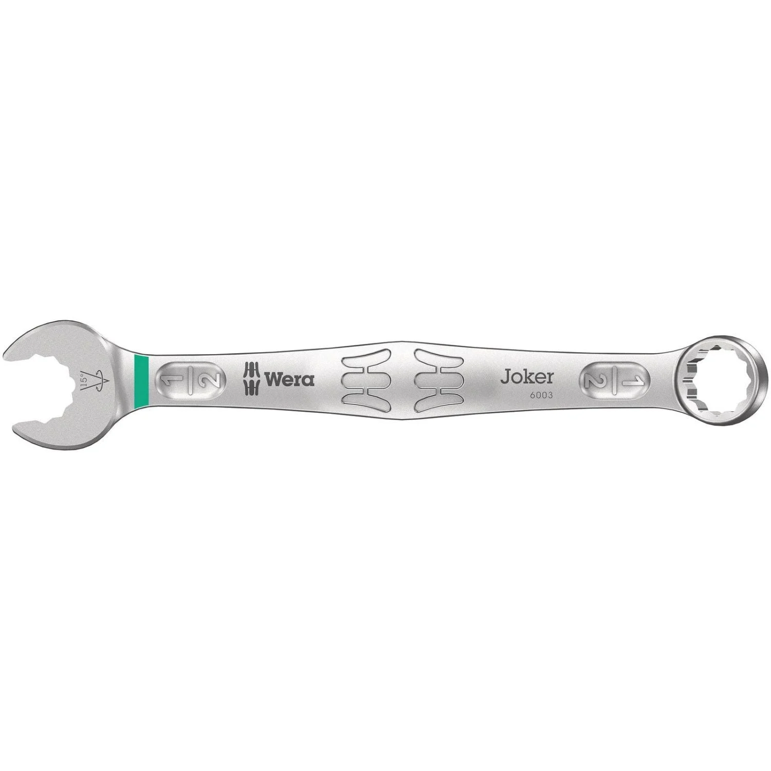 Wera 6003 Joker Combination Wrench, Imperial, 1/2-in.x160-mm.
