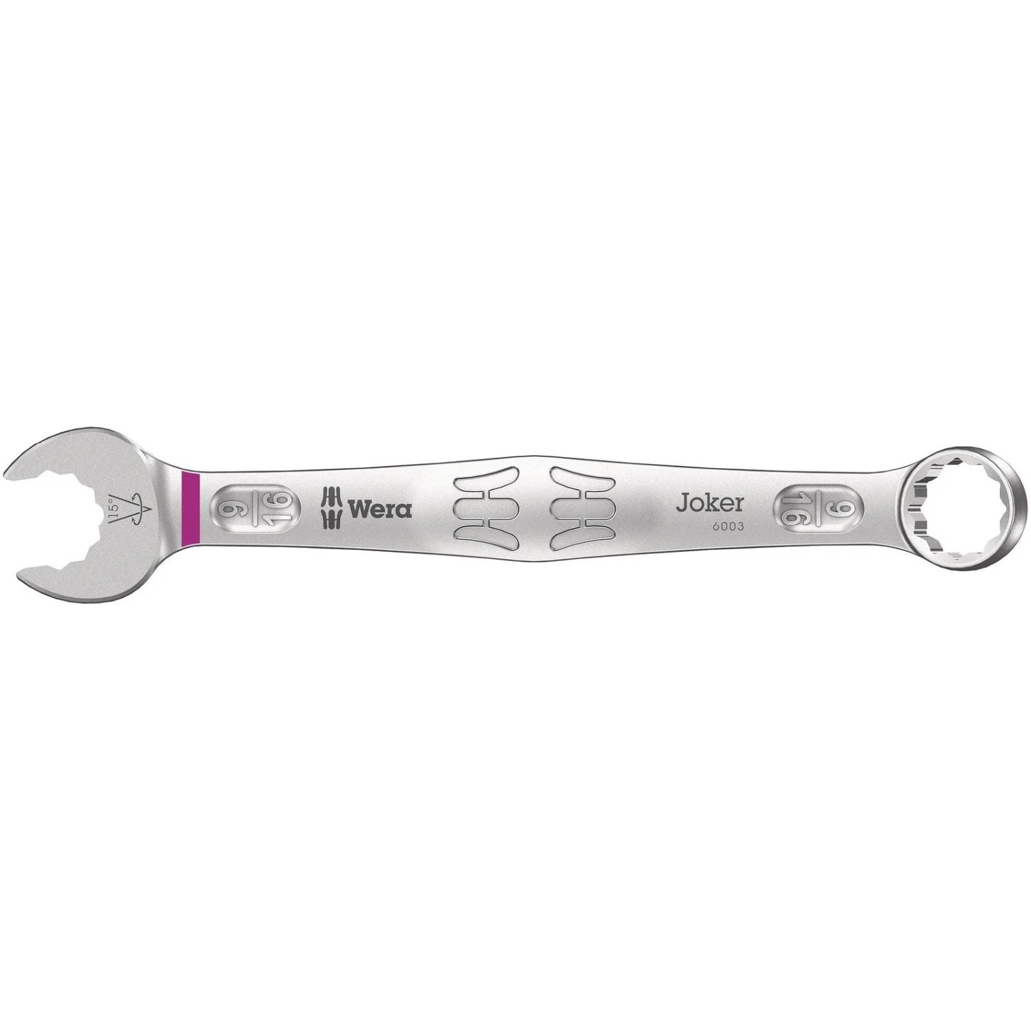 Wera 6003 Joker Combination Wrench, Imperial, 9/16-in.x167-mm.