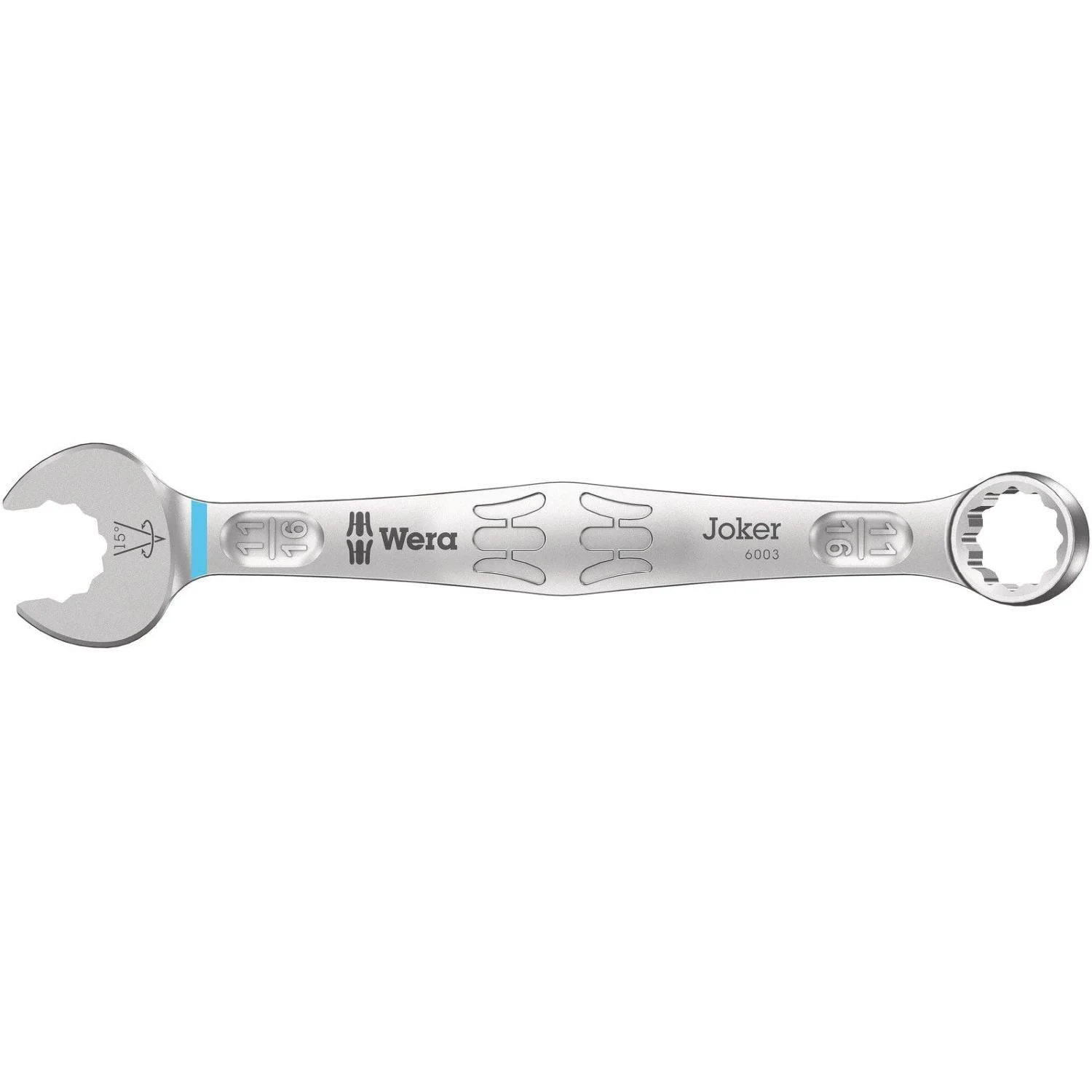 Wera 6003 Joker Combination Wrench, Imperial, 11/16-in.x210-mm.