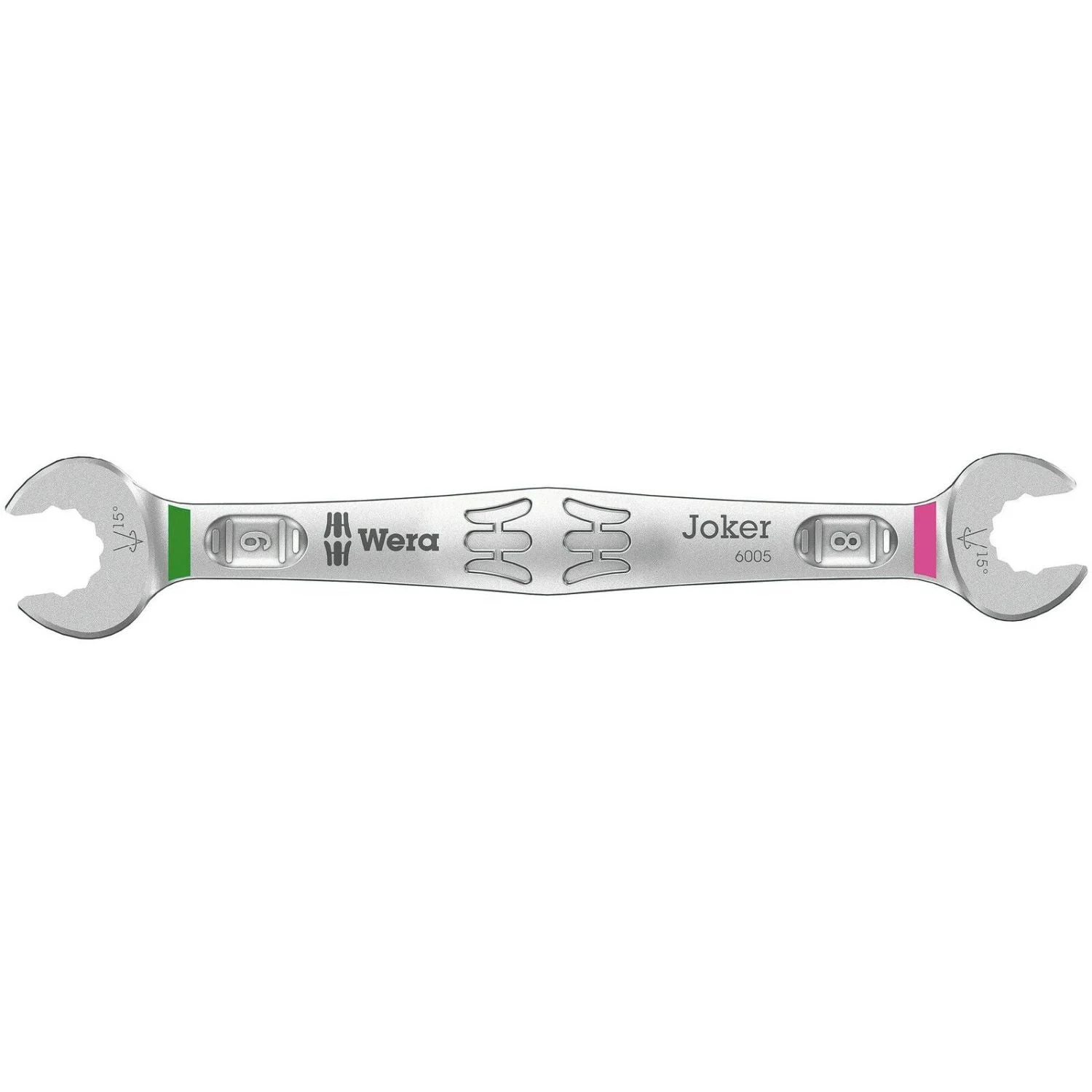 Wera 6005 Joker Double Open End Wrench, 8x9x122.2-mm.
