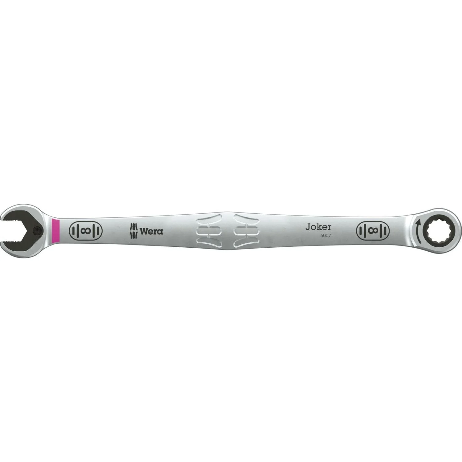Wera 6007 Joker SB Ring Ratchet Spanner, Long Design, 8x180-mm.