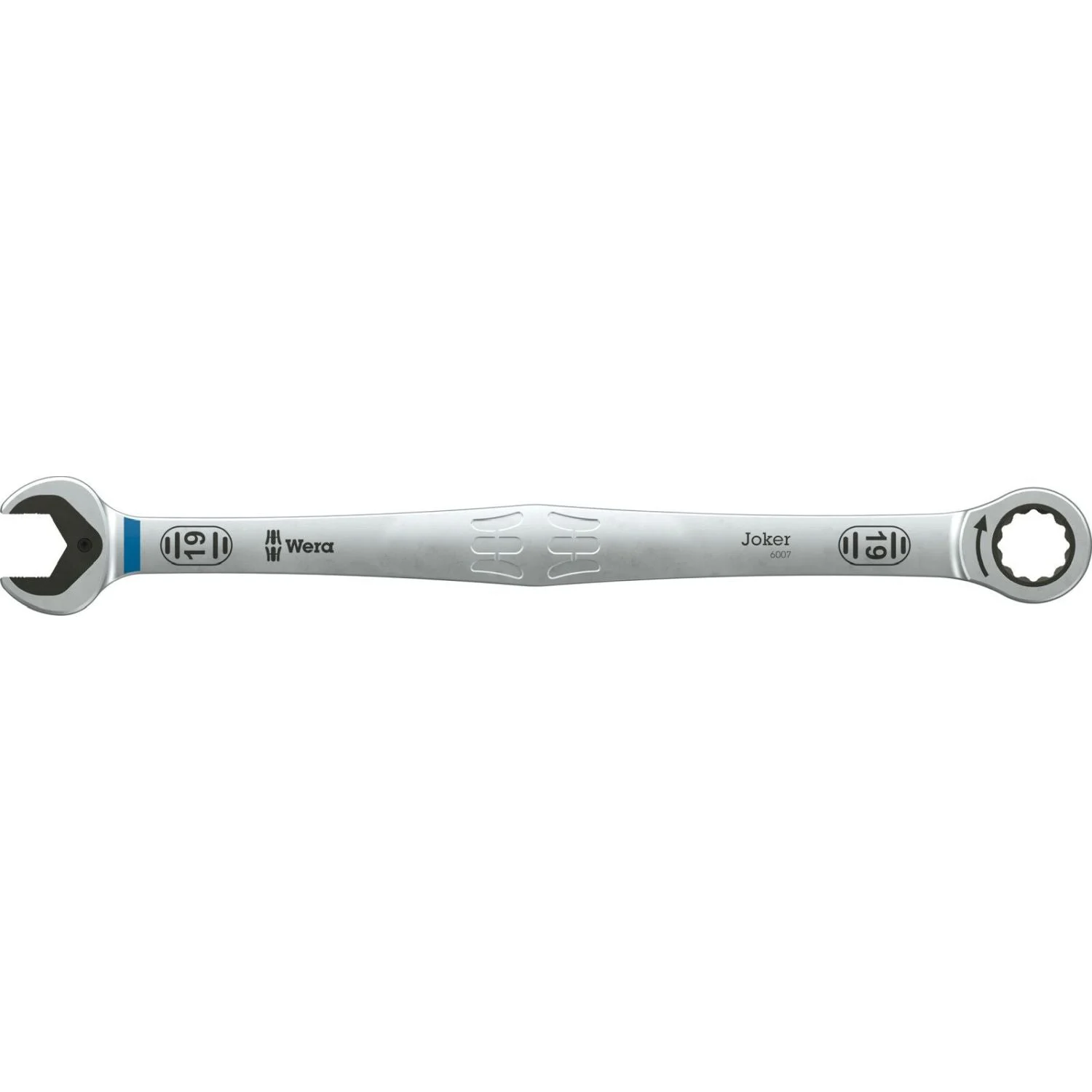 Wera 6007 Joker SB Ring Ratchet Spanner, Long Design, 19x334-mm.