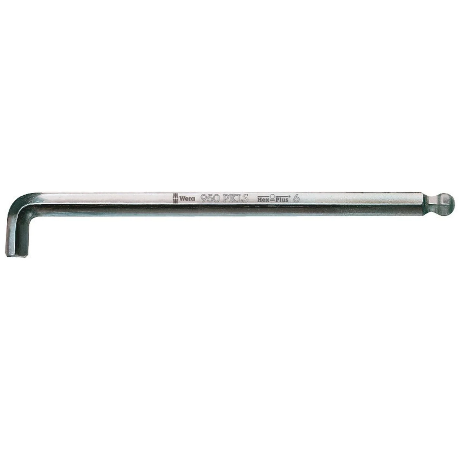 Wera 950 Pkls L-Key, Metric, Chrome Plated, 8x200-mm.