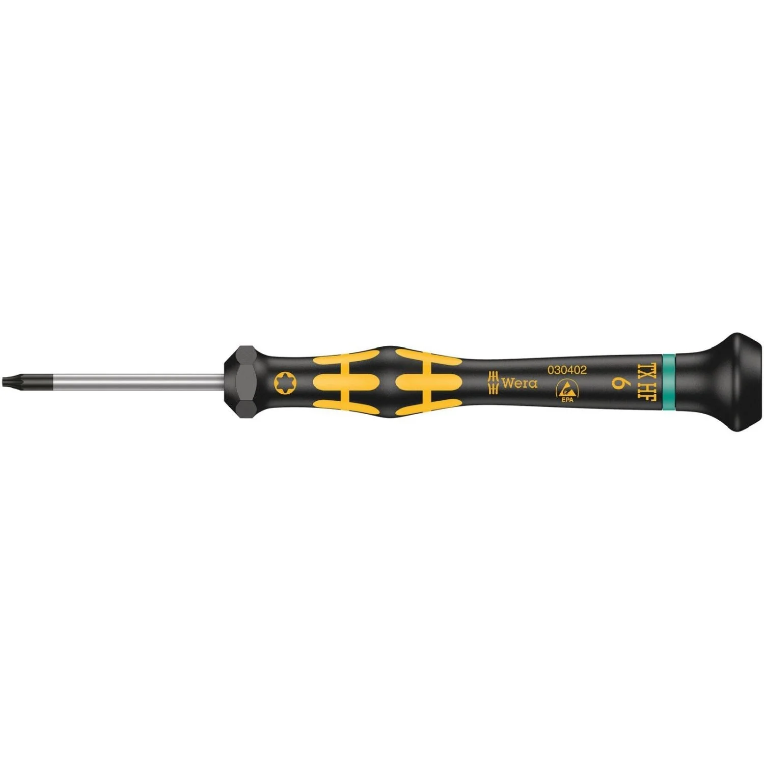 Wera 1567 Torx Hf Esd Kraftform Micro Screwdriver With Holding Function For Torx Screws, Torx 6x40-mm.