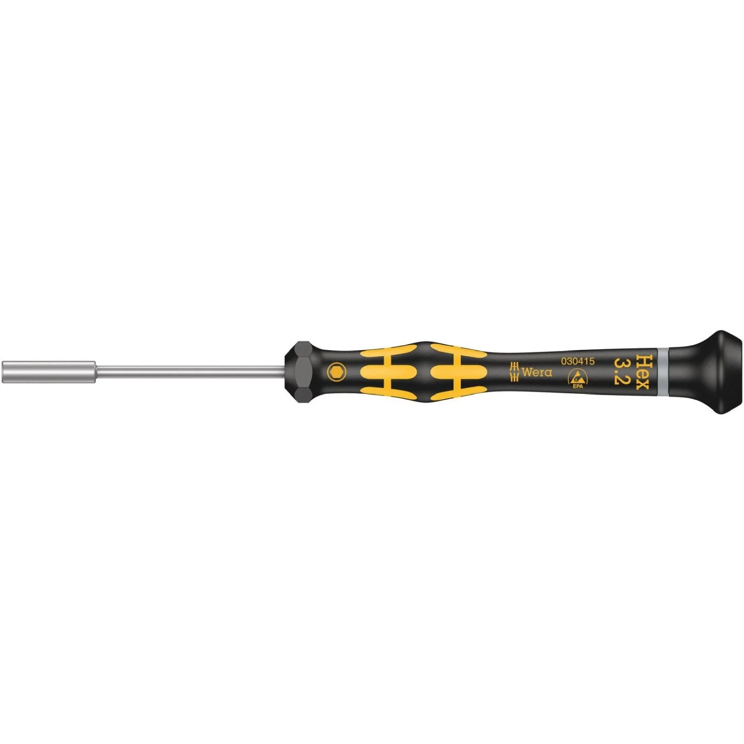 Wera 1569 Esd Nutdriver Kraftform Micro, 3.2x60-mm.
