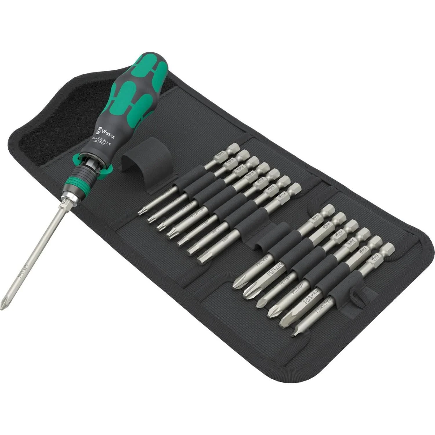 Wera Kraftform Kompakt 838 Ra-R M Set 1, 15-Pieces