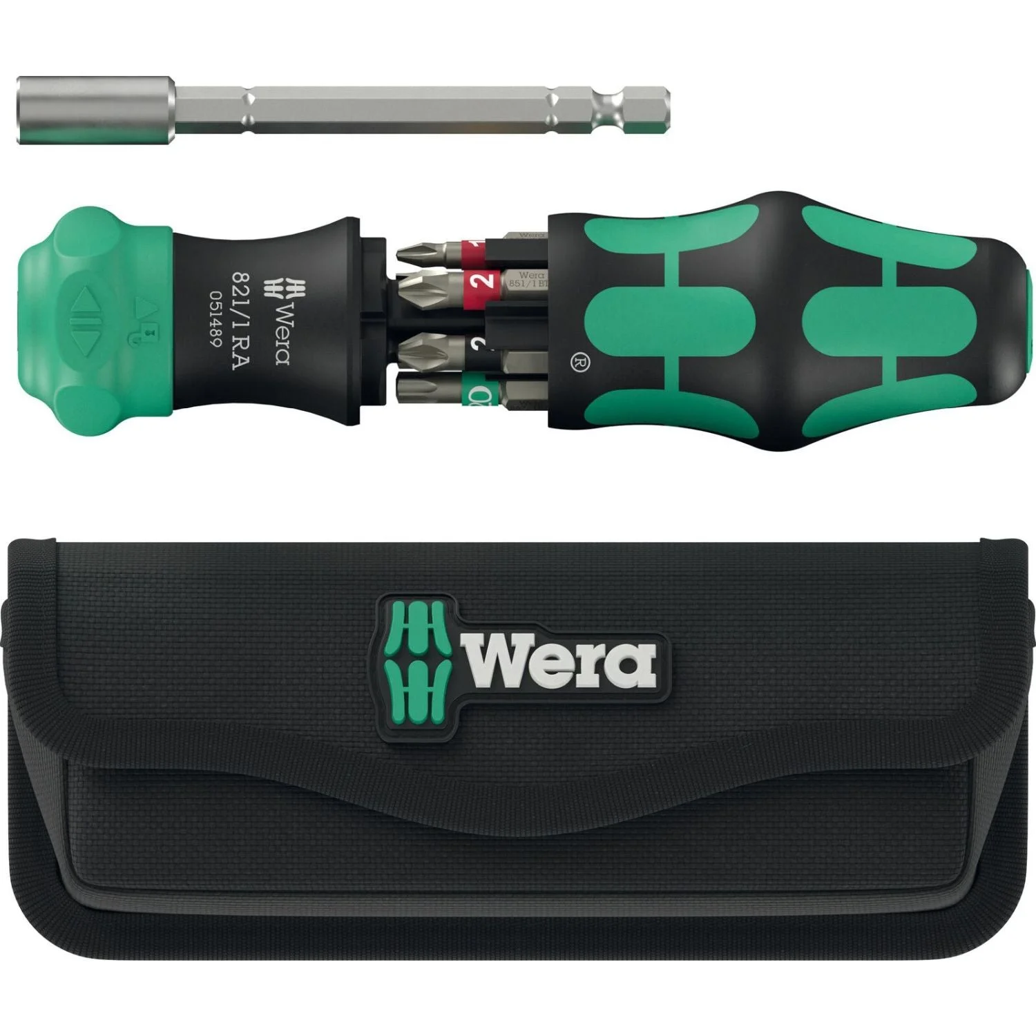 Wera Kraftform Kompakt 28 Ra With Pouch, 6-Pieces