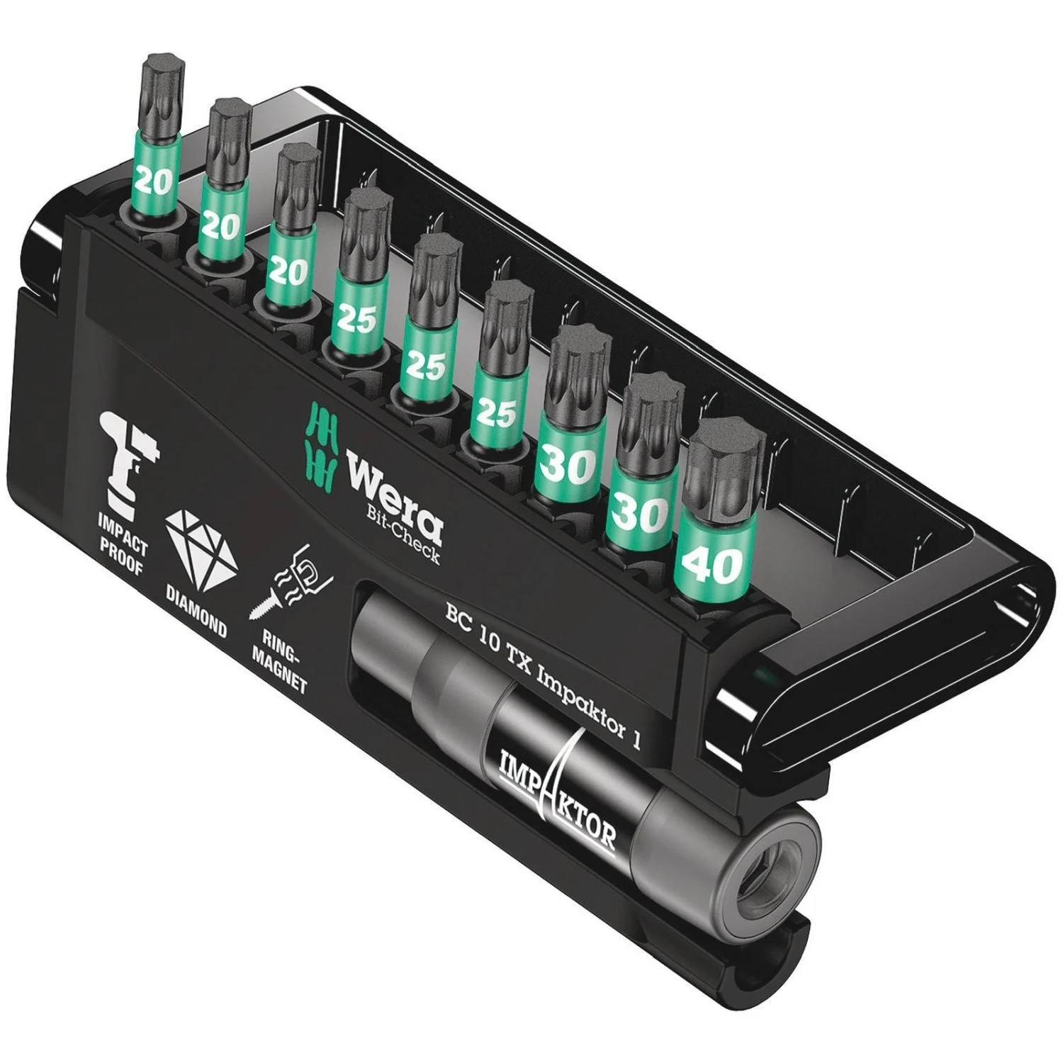 Wera Bit-Check 10 Torx Impaktor 1, 10-Pieces