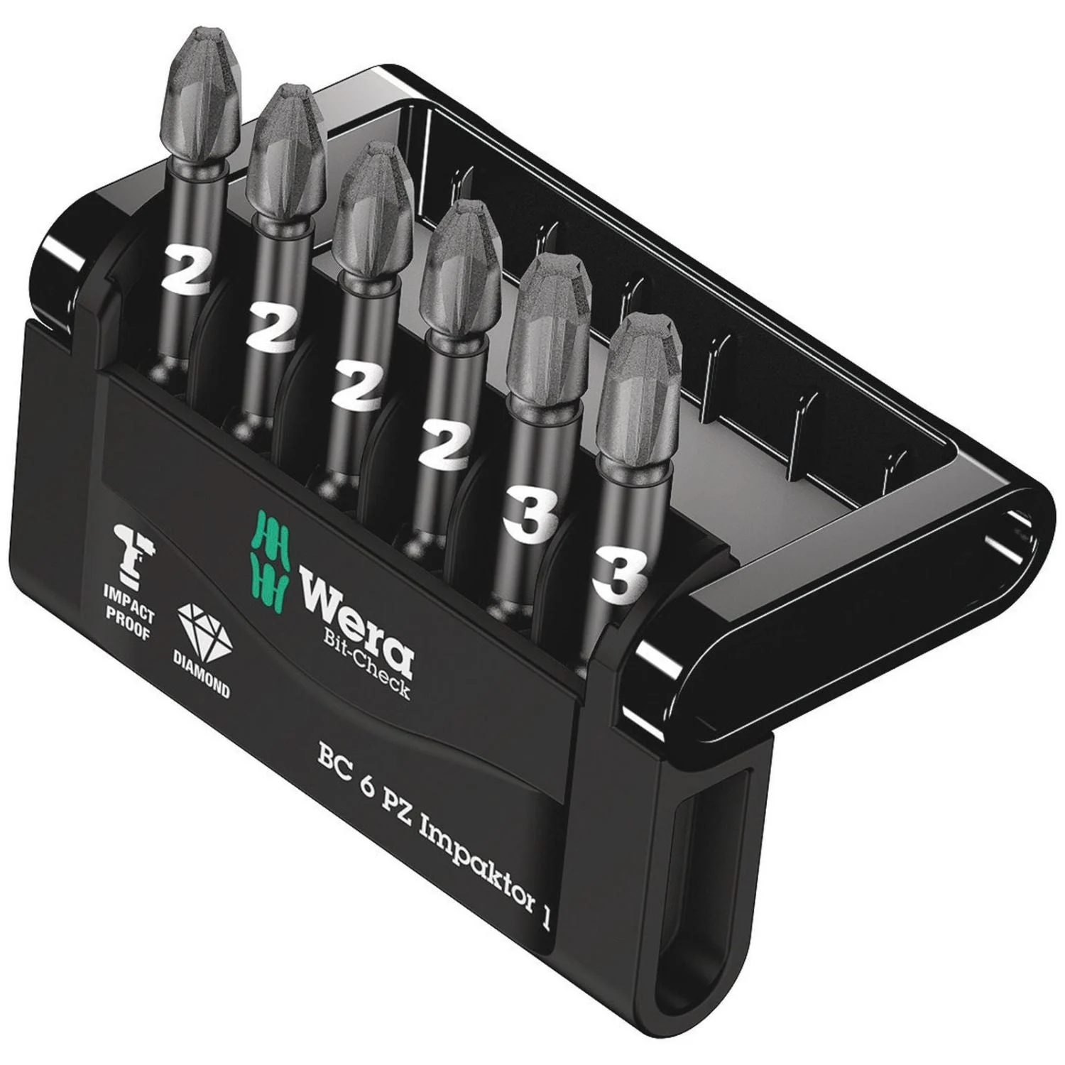 Wera Bit-Check 6 Pz Impaktor 1, 6-Pieces