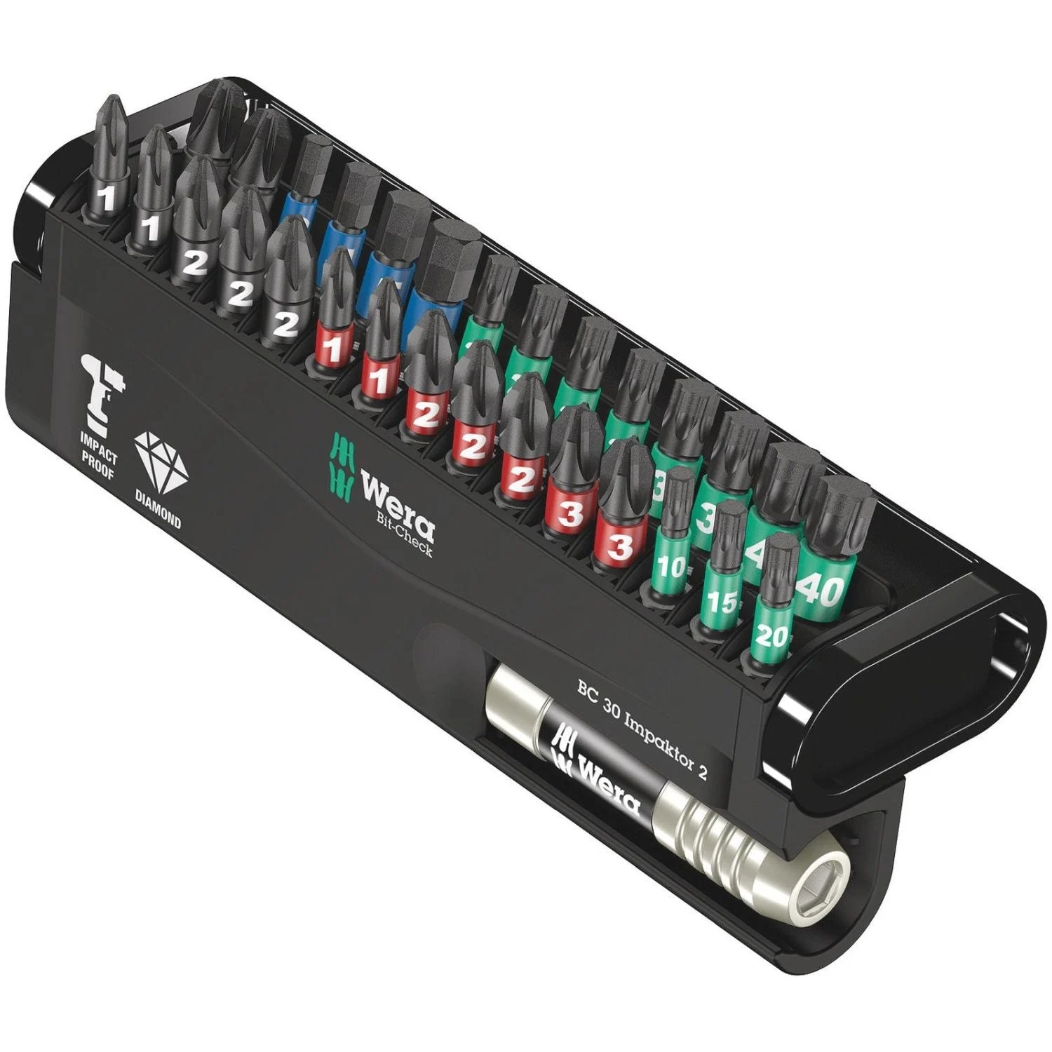 Wera Bit-Check 30 Impaktor 2, 30-Pieces