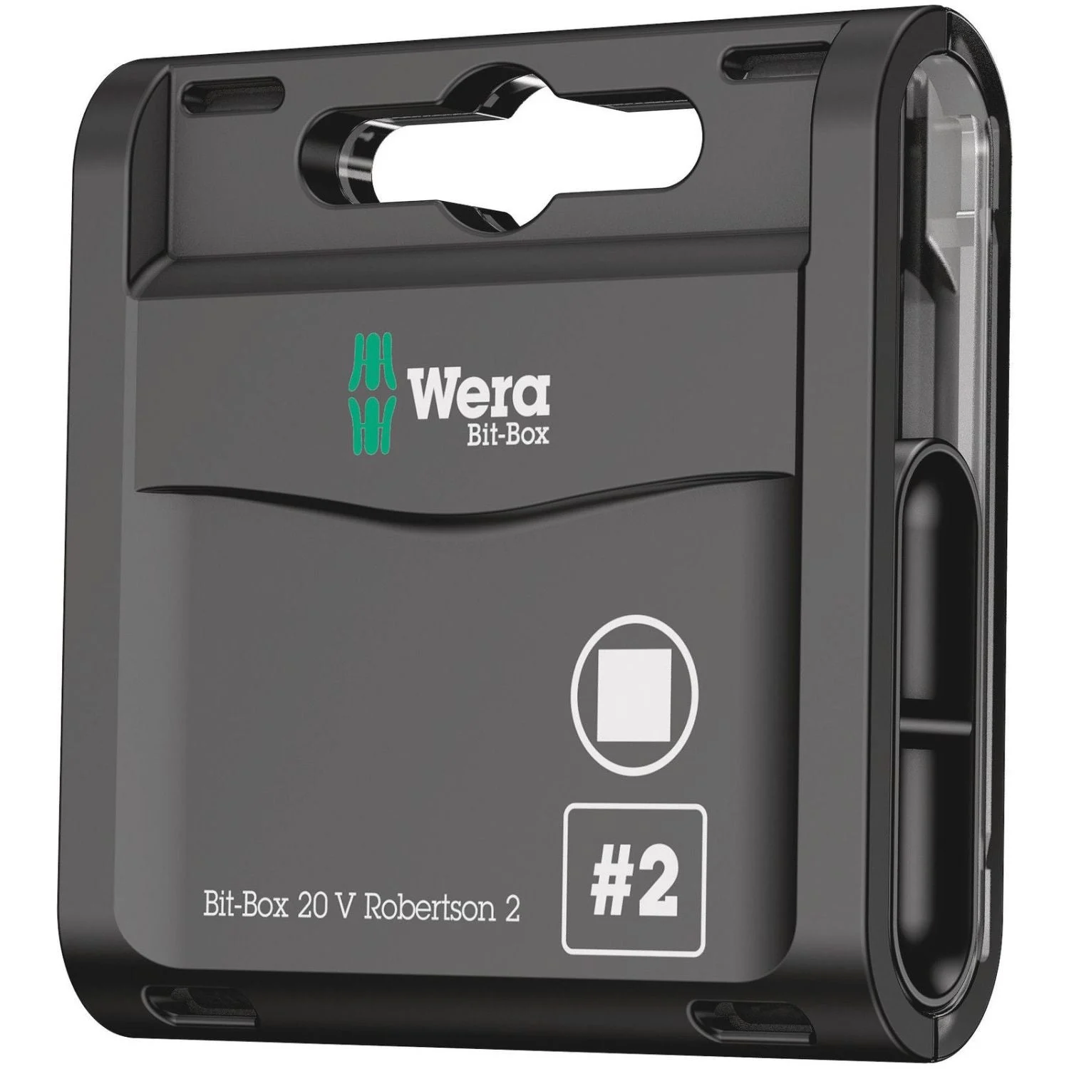 Wera Bit-Box 20 V Robertson, # 2x25-mm., 20-Pieces