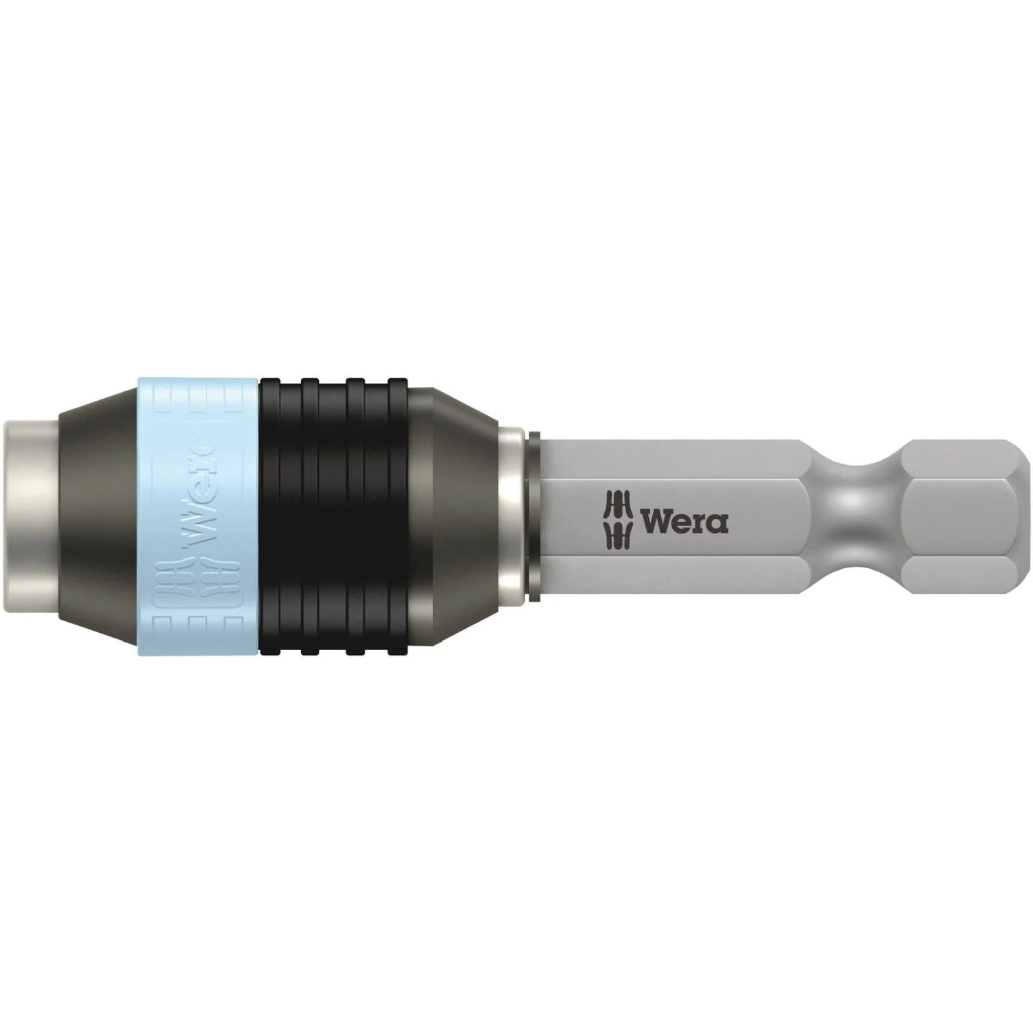 Wera 3888/4/1 K Rapidaptor Universal Bit Holder, Stainless, 1/4-in.x50-mm.