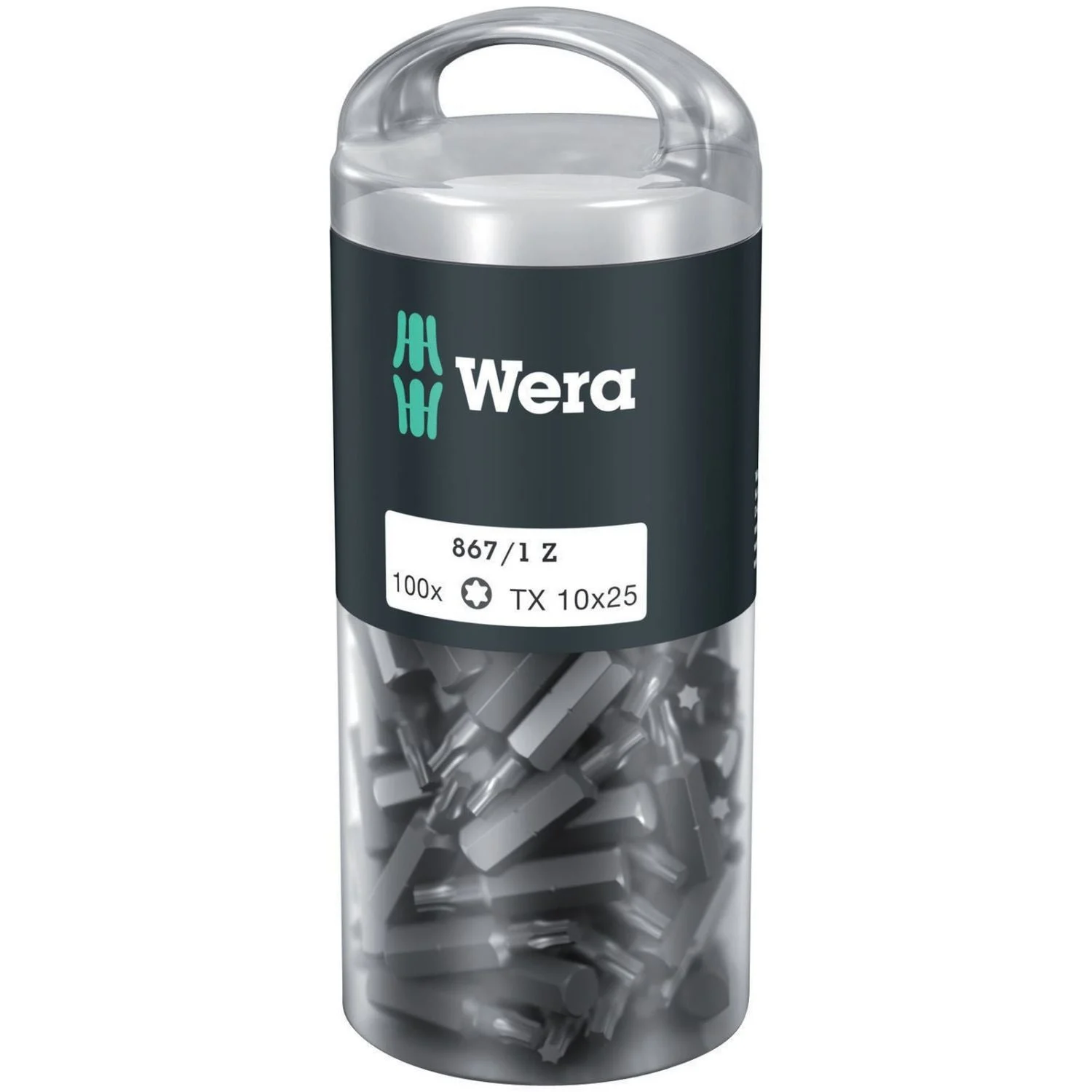 Wera 867/1 Torx Diy 100, Torx 10x25-mm., 100-Pieces