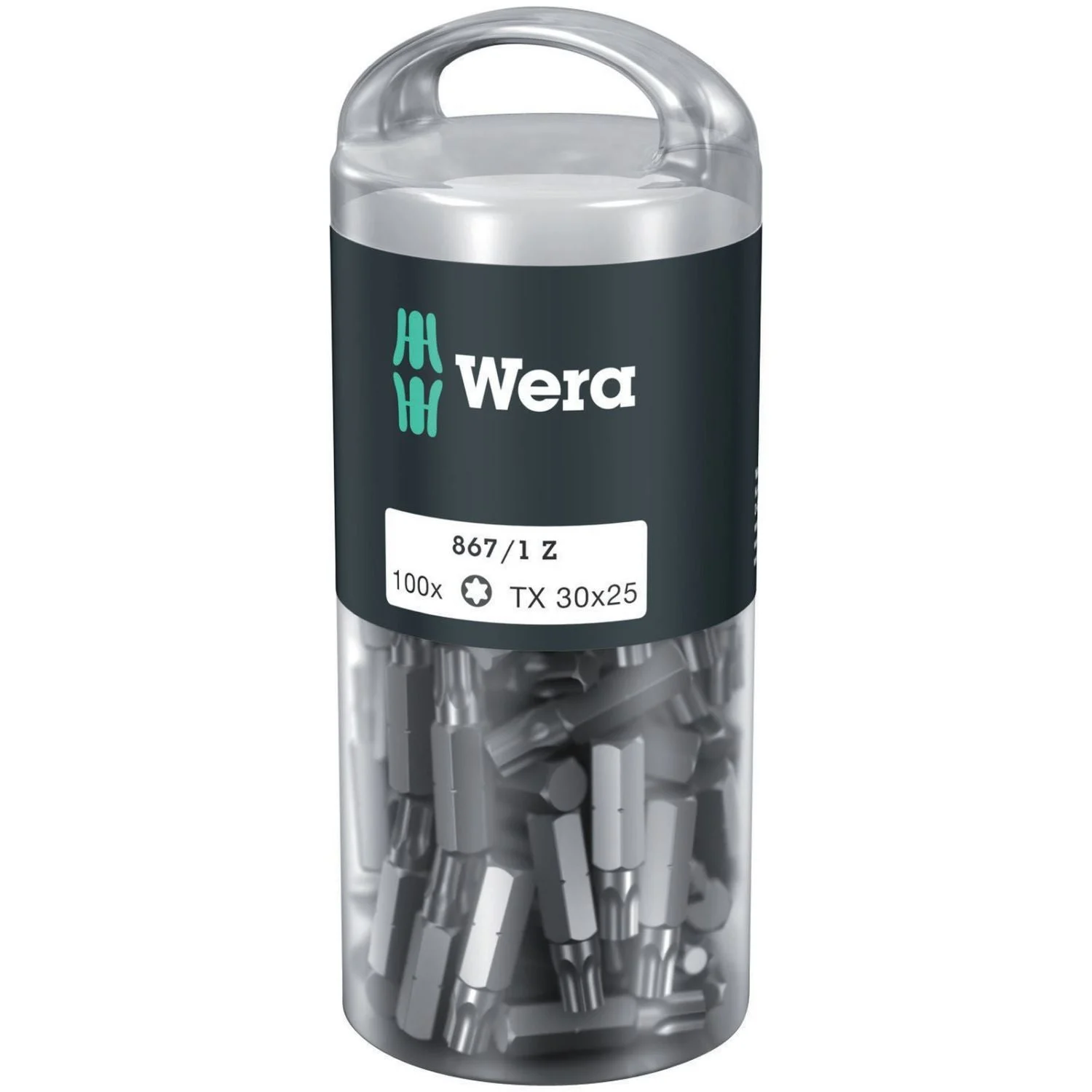 Wera 867/1 Torx Diy 100, Torx 30x25-mm., 100-Pieces
