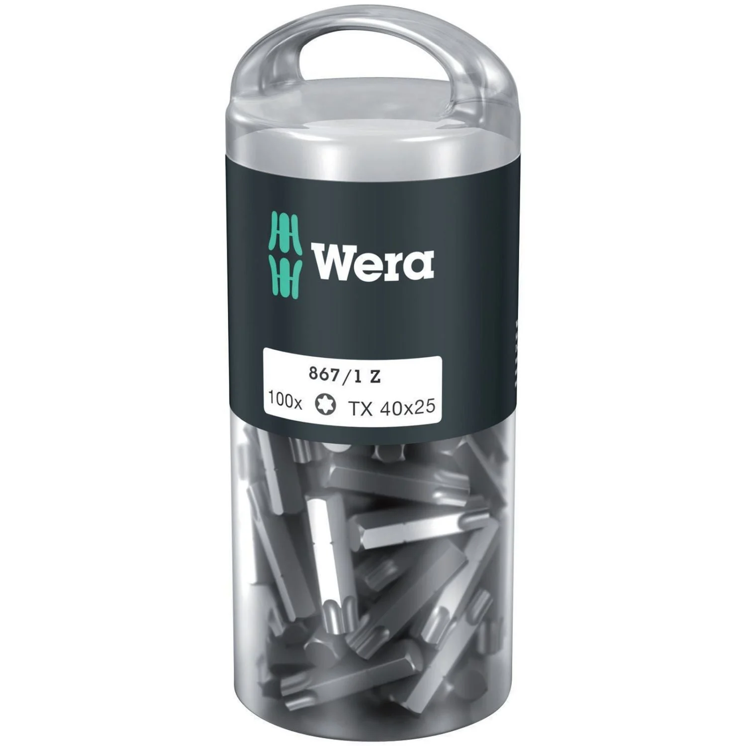 Wera 867/1 Torx Diy 100, Torx 40x25-mm., 100-Pieces