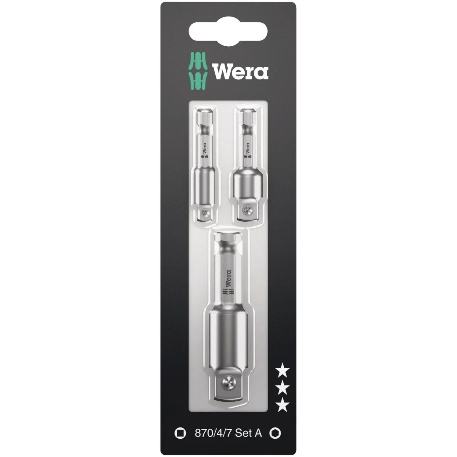 Wera 870/4/7 Set A SB, 3-Pieces