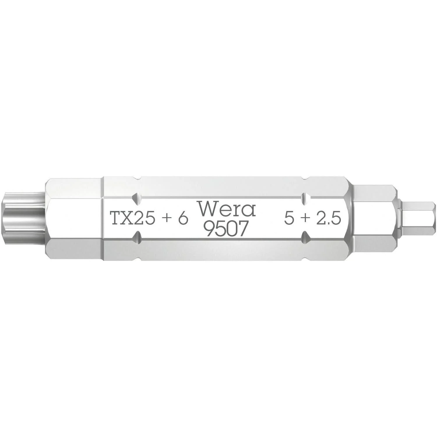 Wera 9507 SB 4-in-1 Bit 2, 2.5; 5; 6xTorx 25x37-mm.