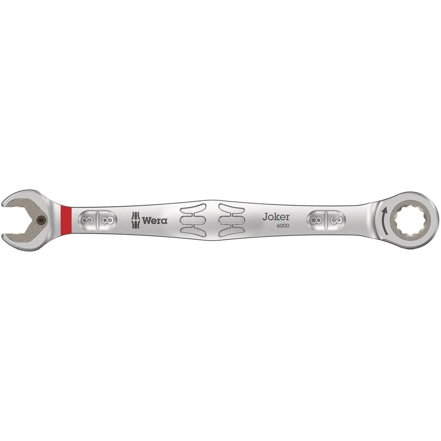 Wera 6000 Joker Ratcheting Combination Wrenches, Imperial, 3/8-in.x159-mm.