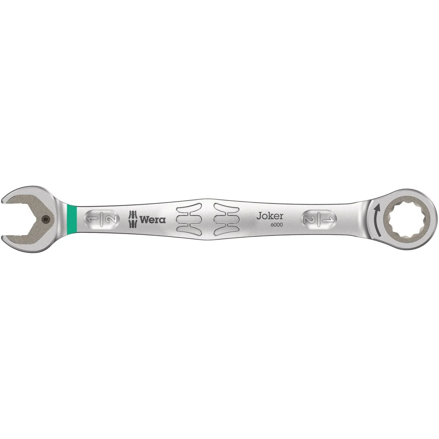 Wera 6000 Joker Ratcheting Combination Wrenches, Imperial, 1/2-in.x177-mm.