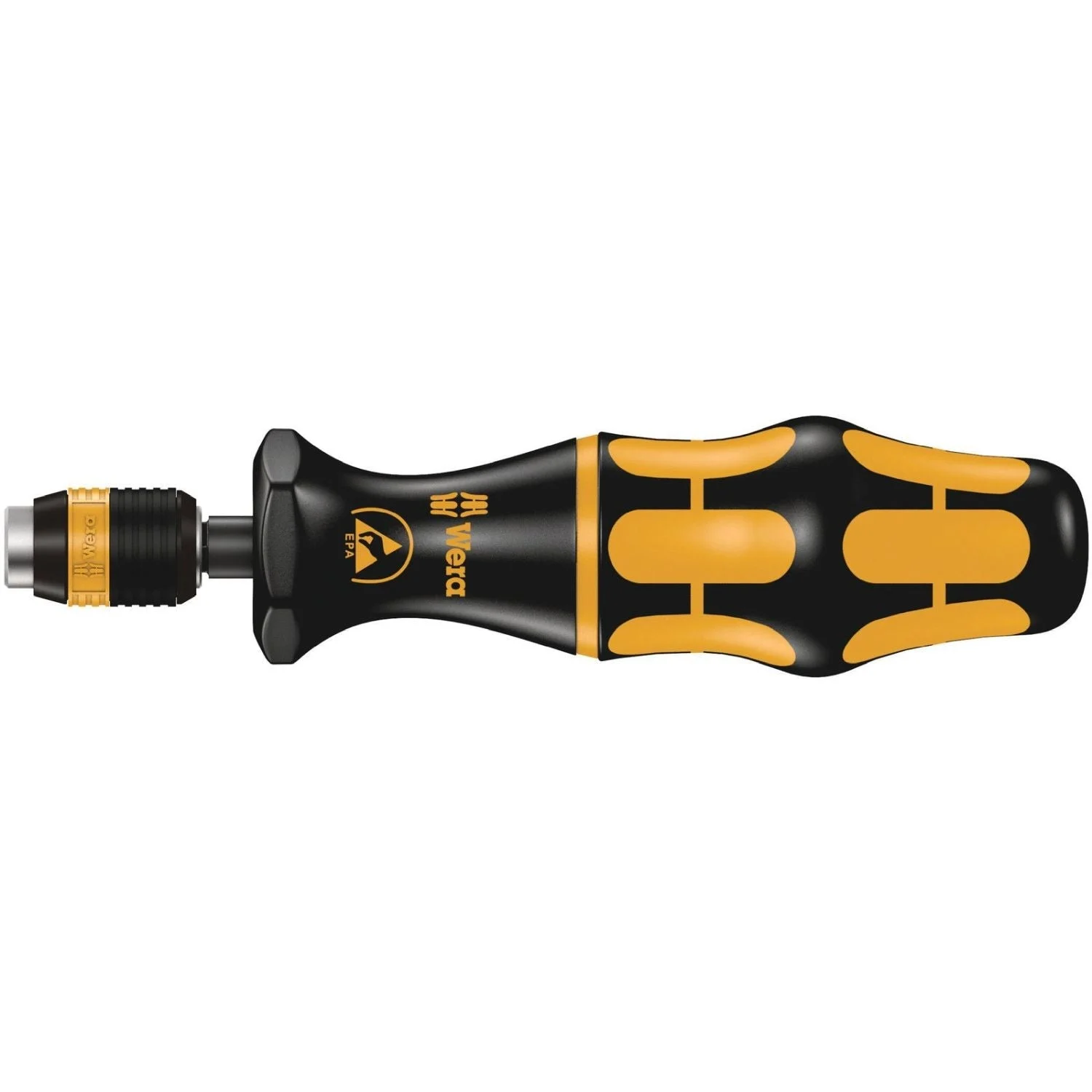 Wera Series 7400 Esd Kraftform Torque Screwdrivers With A Customised Factory Pre-Set Measurement Value, Handle Size 89-mm., 7450 Esdx0.1-0.34 Nm