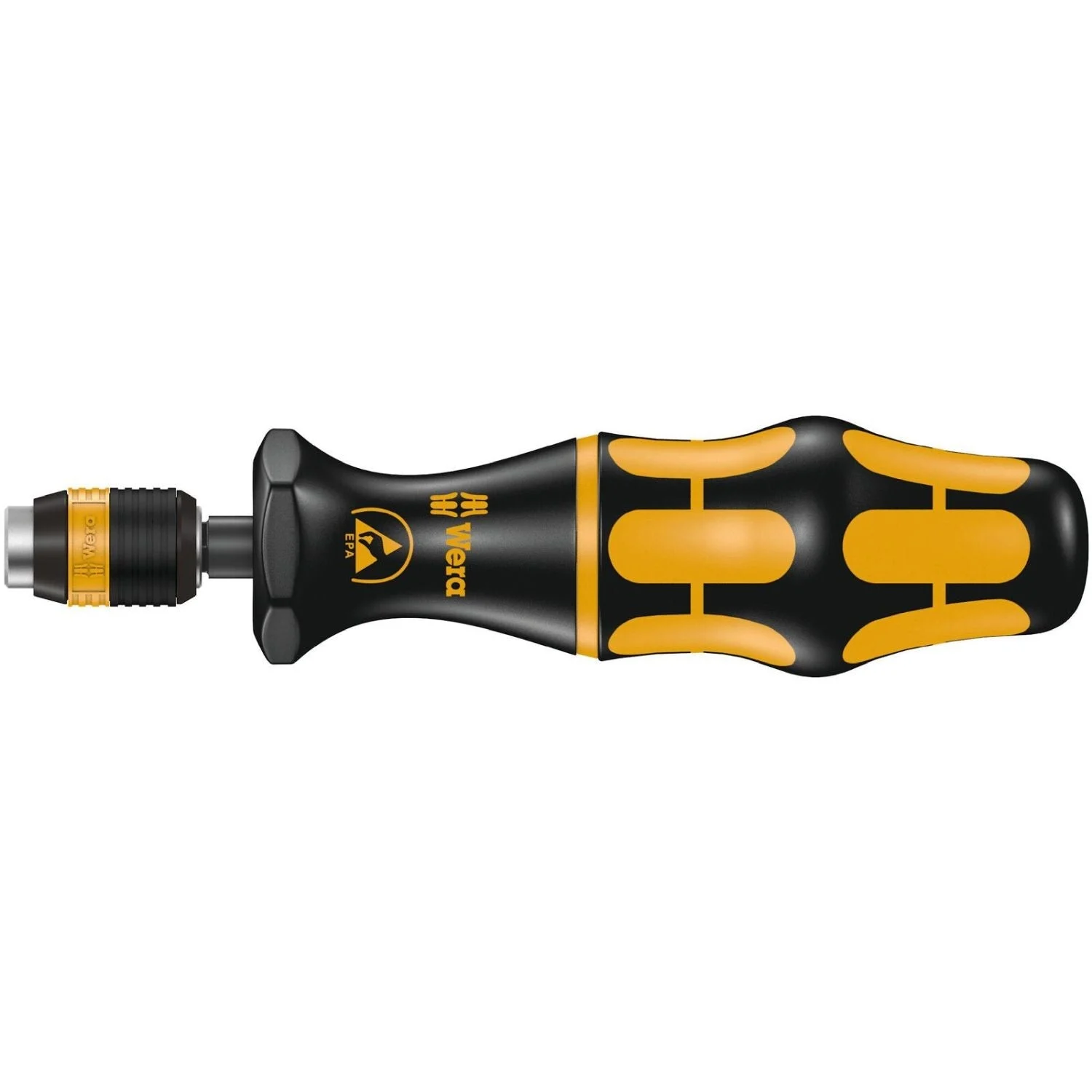 Wera Series 7400 Esd Kraftform Torque Screwdrivers With A Customised Factory Pre-Set Measurement Value, Handle Size 105-mm., 7460 Esdx0.3-1.2 Nm