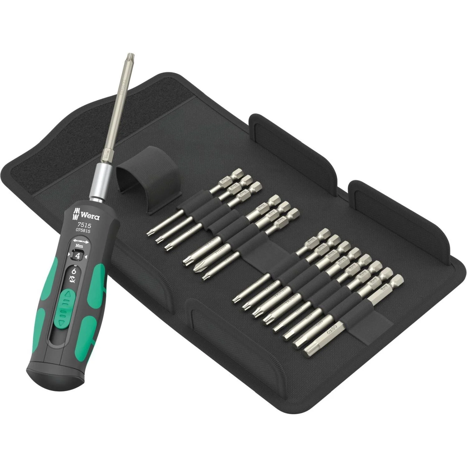 Wera 7515/16 Kraftform Safe-Torque Speed Universal 1, 16-Pieces