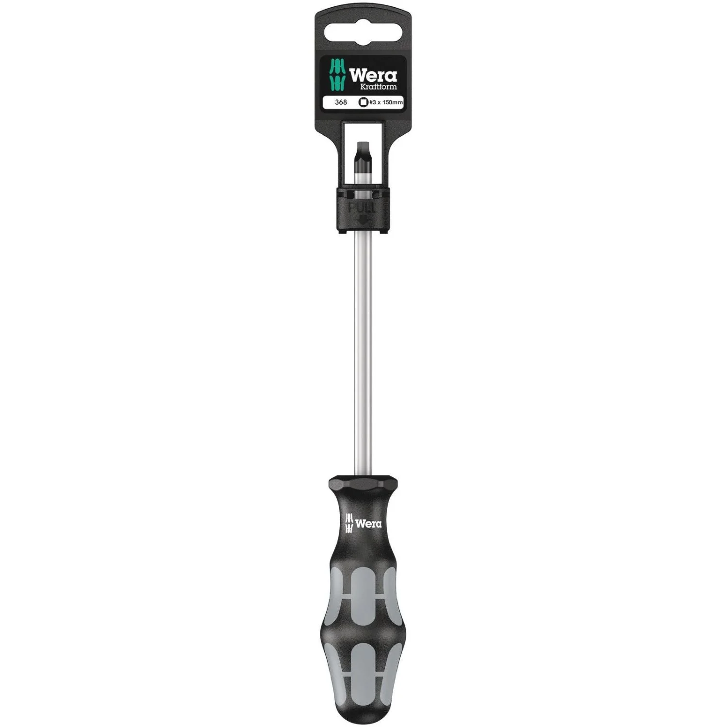 Wera 368 SB Screwdriver For Square Socket Head Screws, # 3x150-mm.