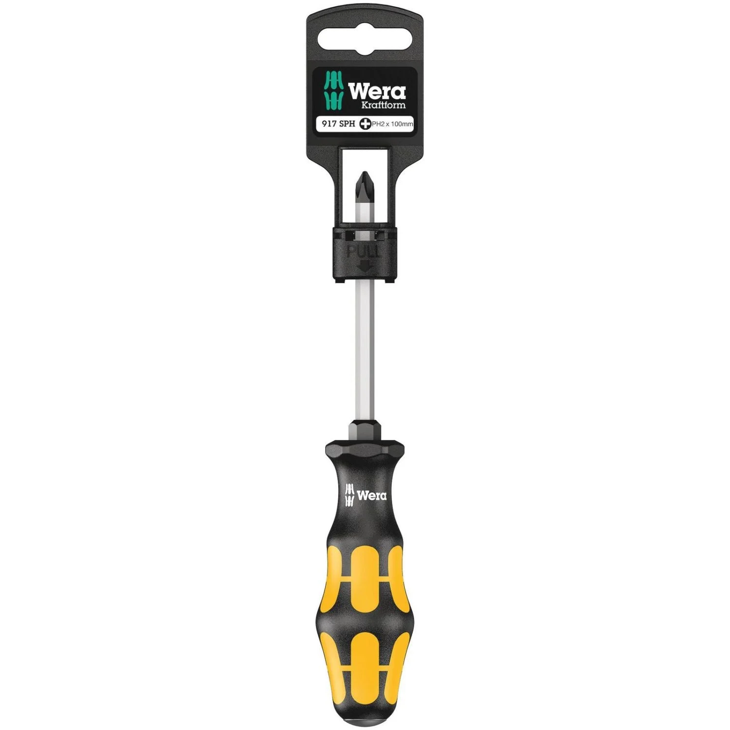 Wera 917 Sph SB Screwdriver For Phillips Screws, Ph 2x100-mm.