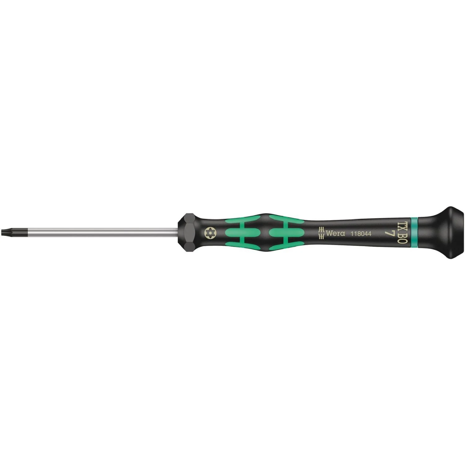 Wera 2067 Torx Bo Screwdriver For Tamper-Proof Torx Screws For Electronic Applications, Torx 7x60-mm.