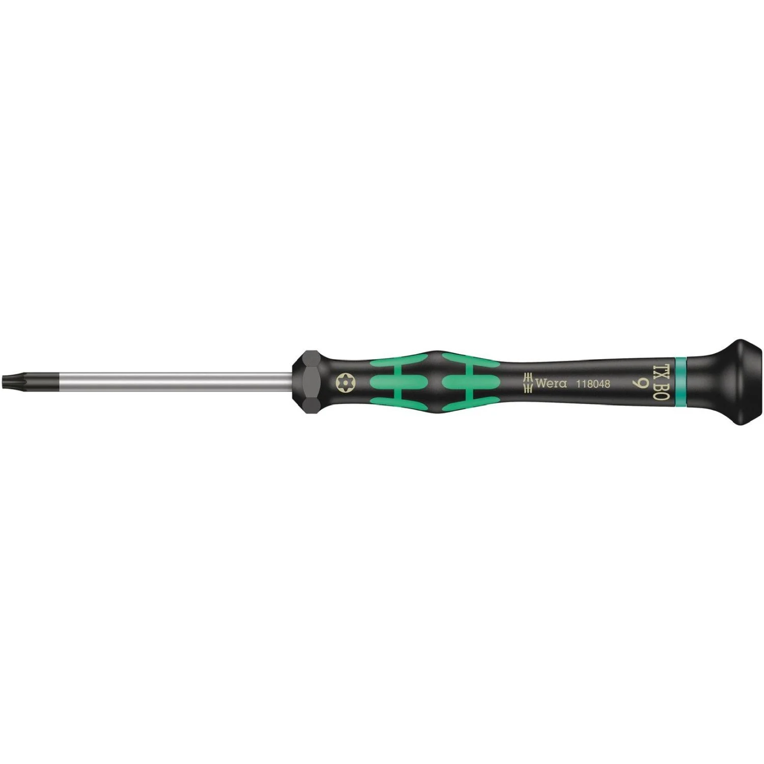 Wera 2067 Torx Bo Screwdriver For Tamper-Proof Torx Screws For Electronic Applications, Torx 9x60-mm.