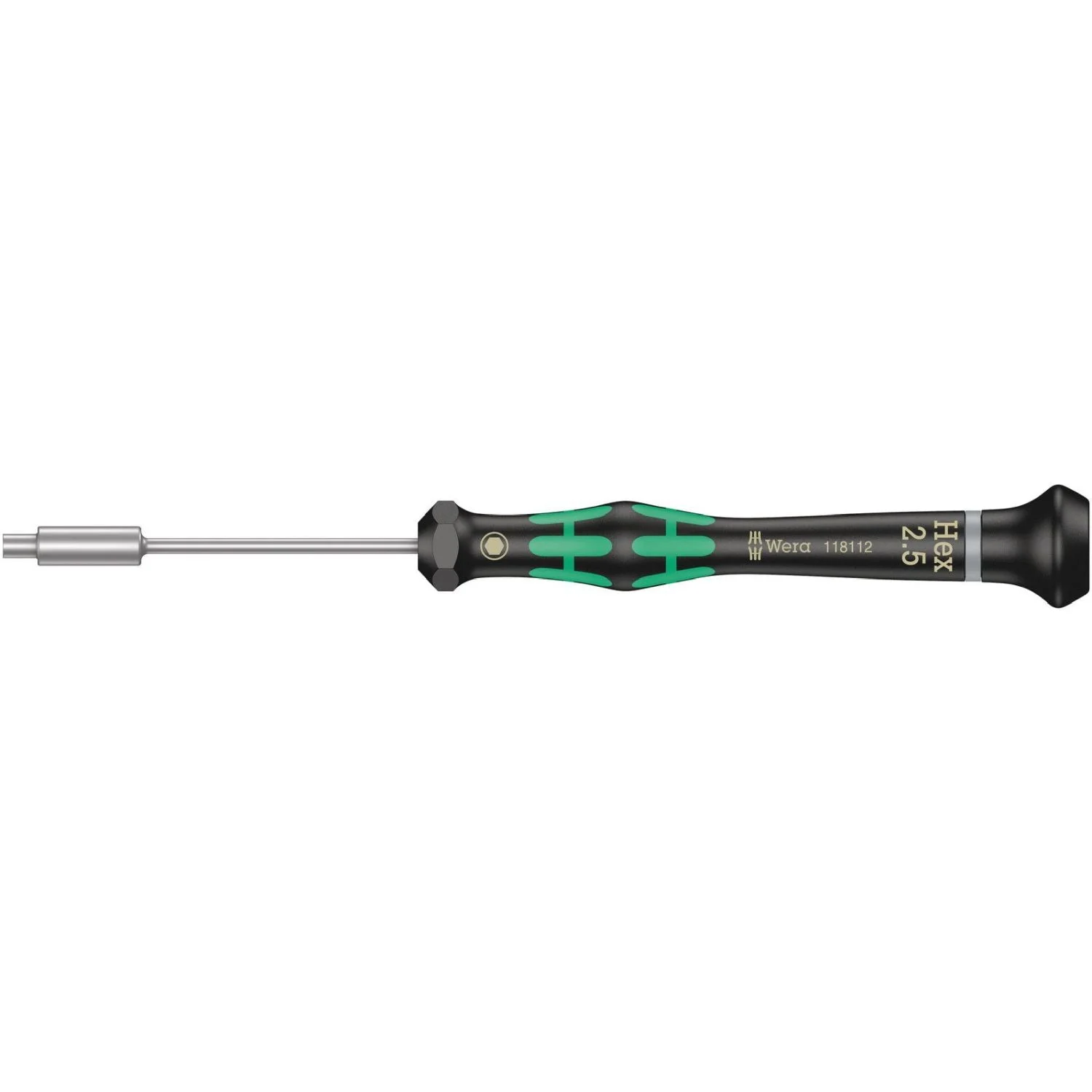 Wera 2069 Nutdriver For Electronic Applications, 2.5x60-mm.