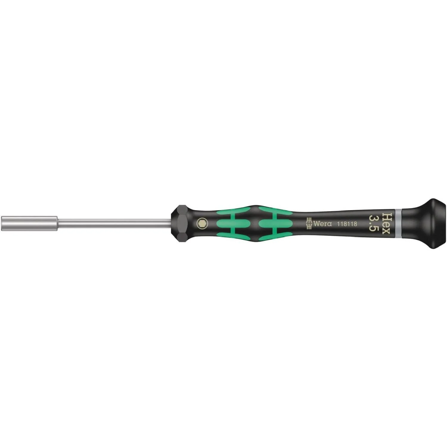 Wera 2069 Nutdriver For Electronic Applications, 3.5x60-mm.
