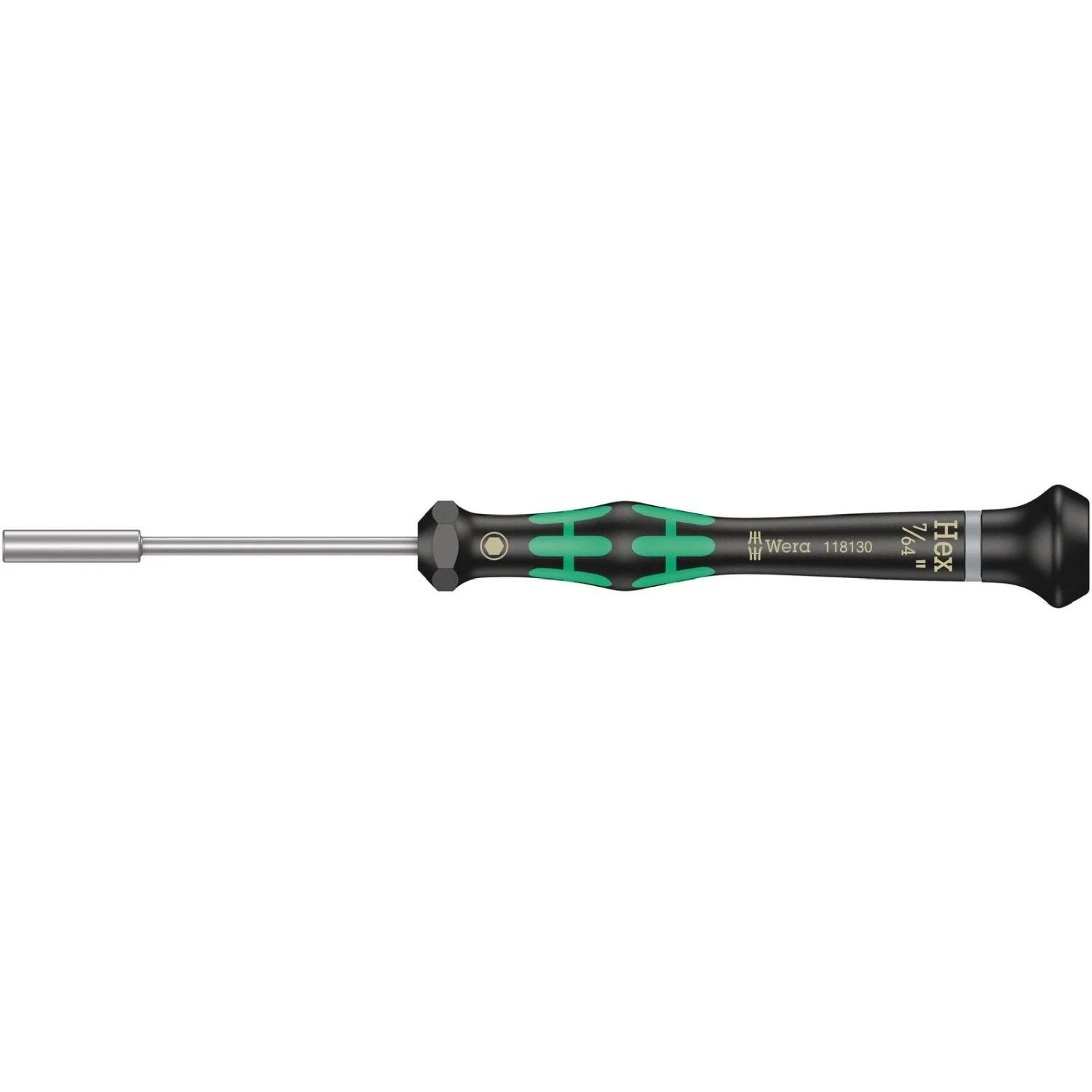 Wera 2069 Nutdriver For Electronic Applications, 7/64-in.x60-mm.
