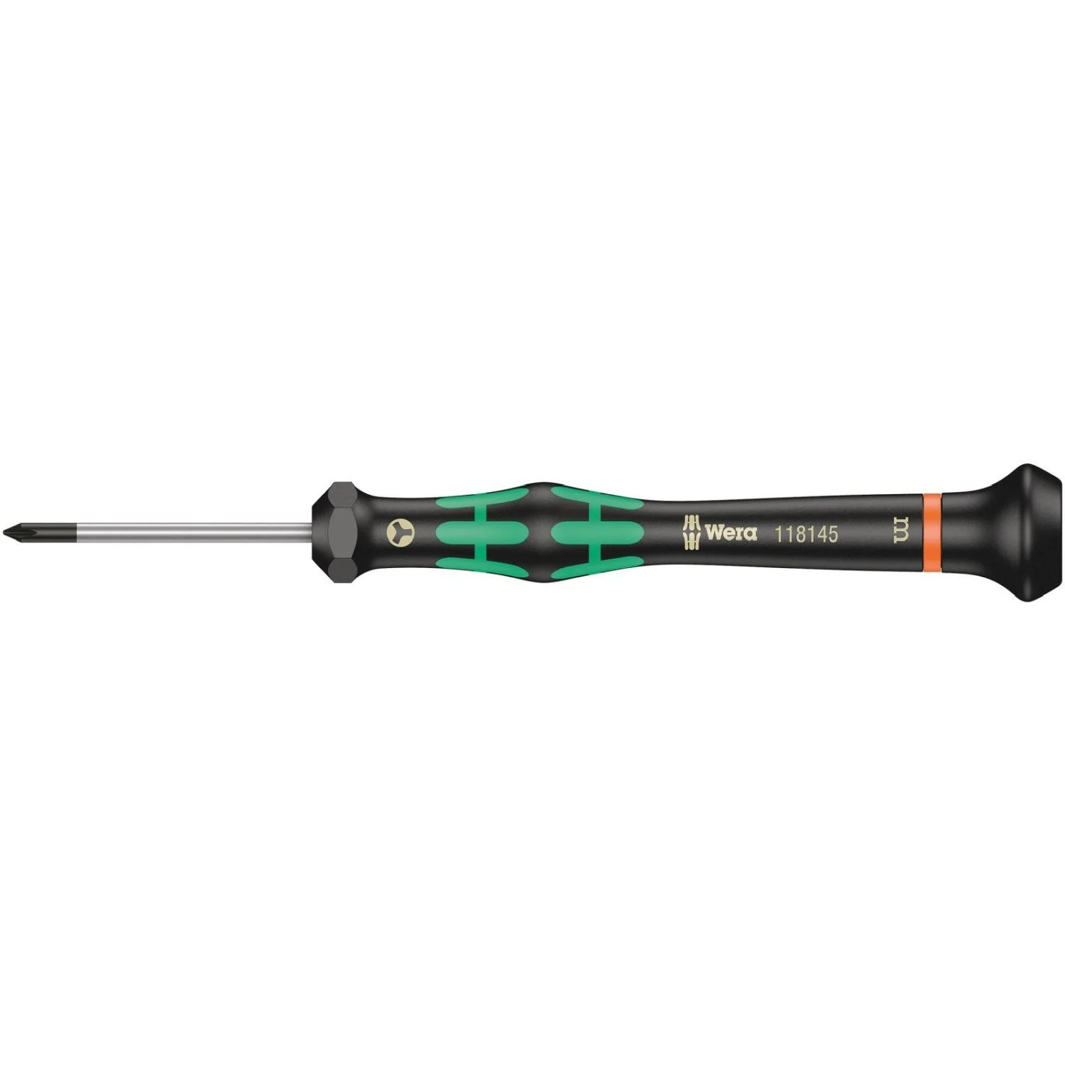 Wera 2072 Kraftform Micro Screwdriver For Microstix Screws, Mx40-mm.