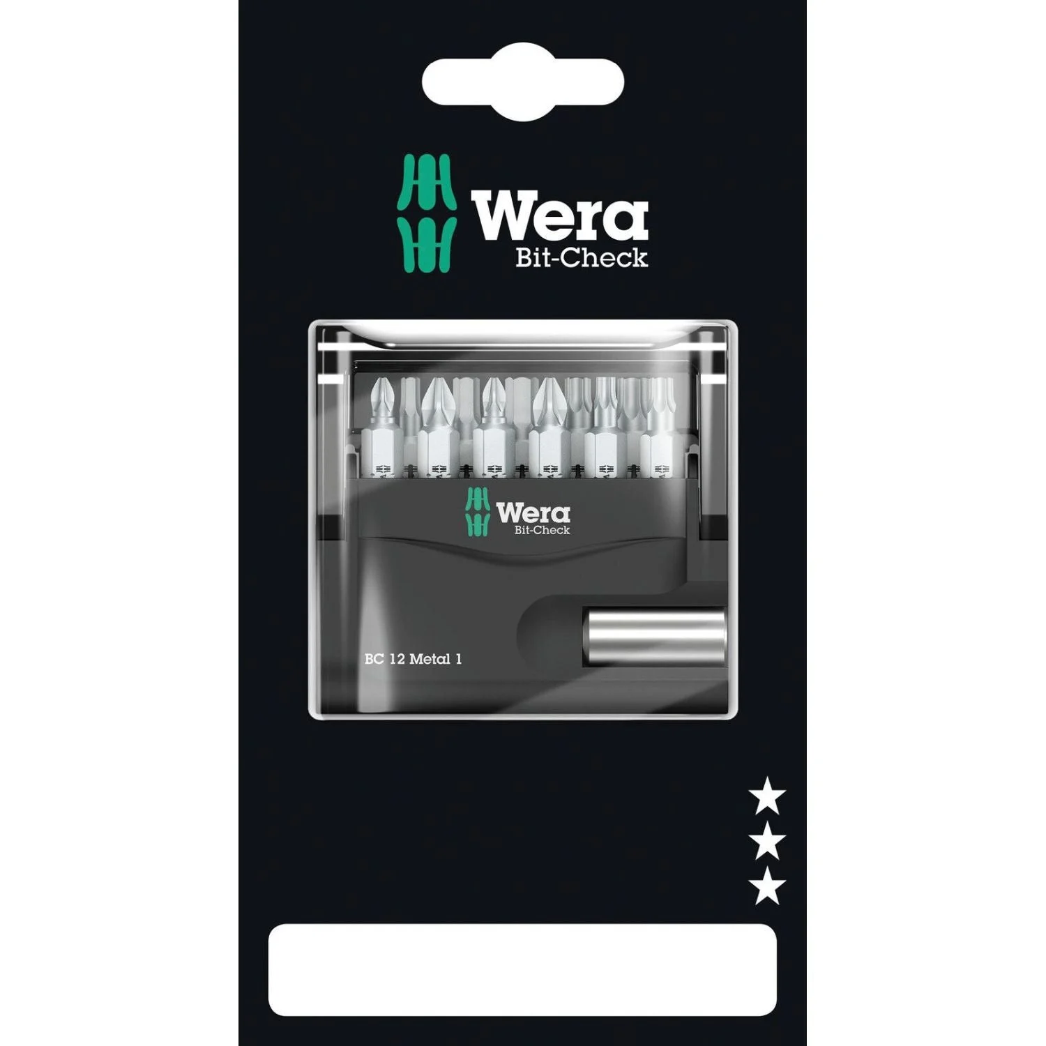 Wera Bit-Check 12 Metal 1 SB, 12-Pieces