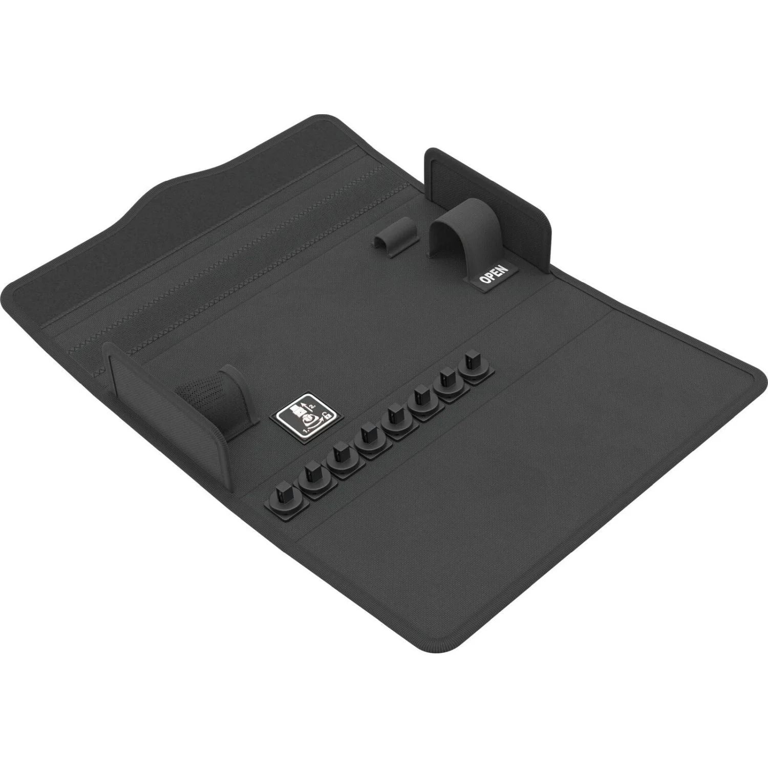 Wera 9471 Textile Box Safe-Torque, For Up To 10-Pieces, Empty, 240x47x148-mm.