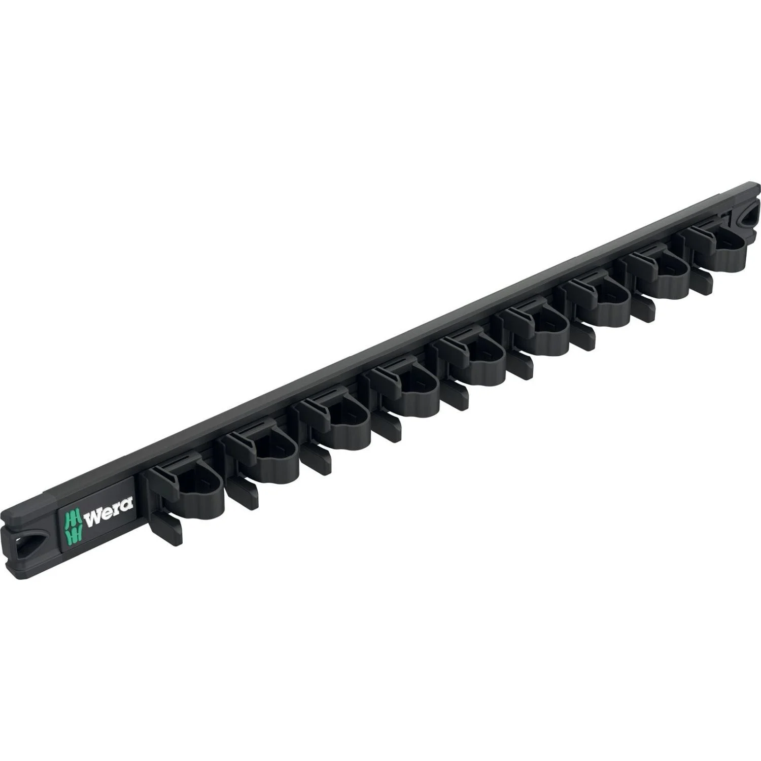 Wera 9611 Magnetic Rail For Up To 9 Kraftform Screwdrivers, Empty, 30x400-mm.