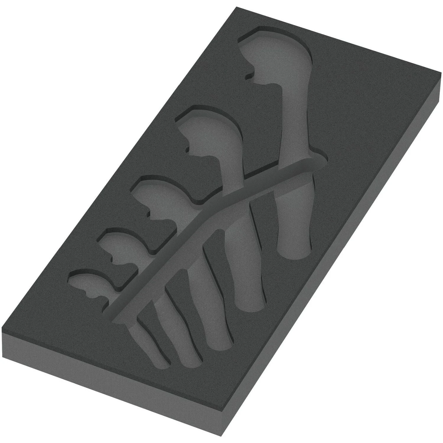 Wera 9832 Foam Insert 6004 Joker Set 1, Empty, 172x30x392-mm.