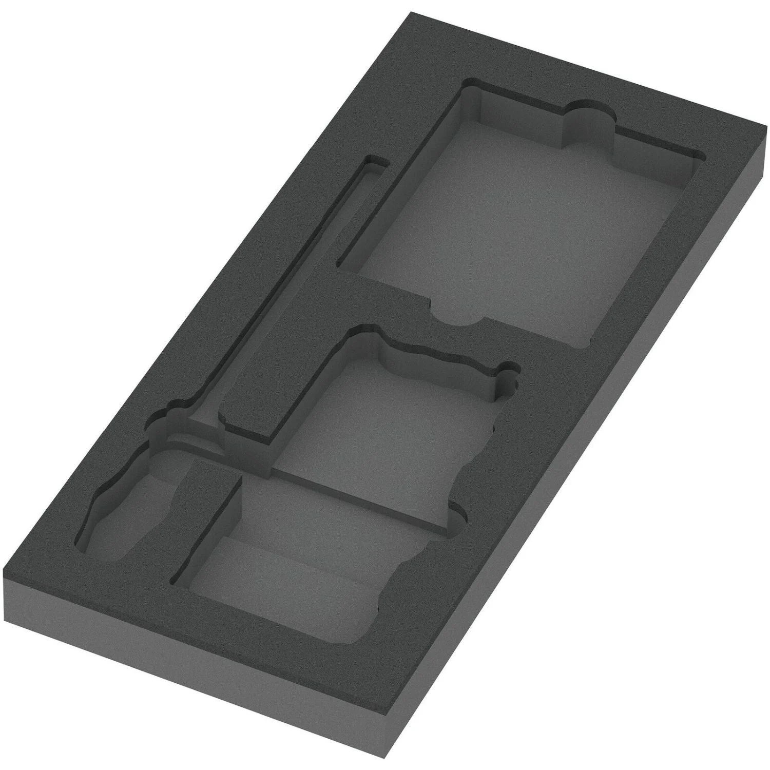 Wera 9850 Foam Insert Kraftform Kompakt And Tool-Check Plus Set 1, Empty, 172x30x392-mm.