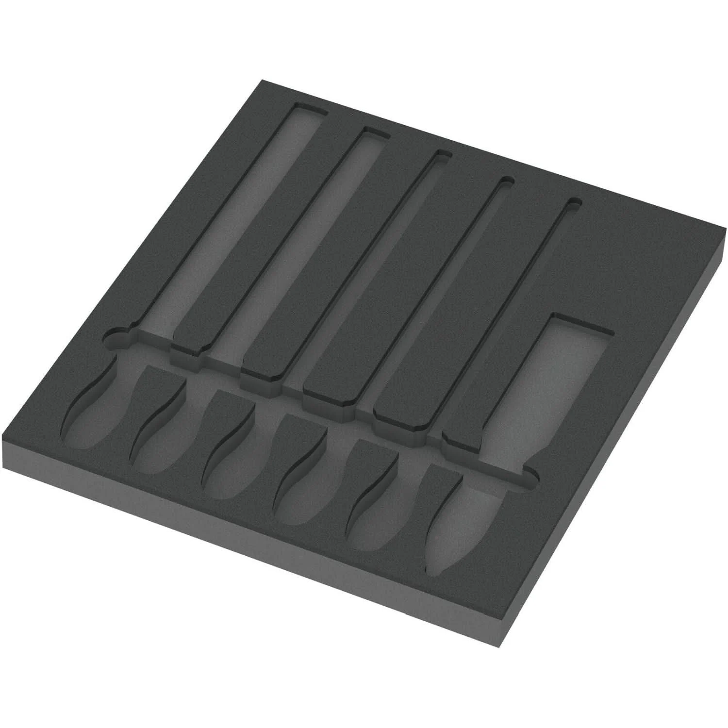 Wera 9883 Foam Insert Pferd File Set 1, Empty, 344x30x392-mm.