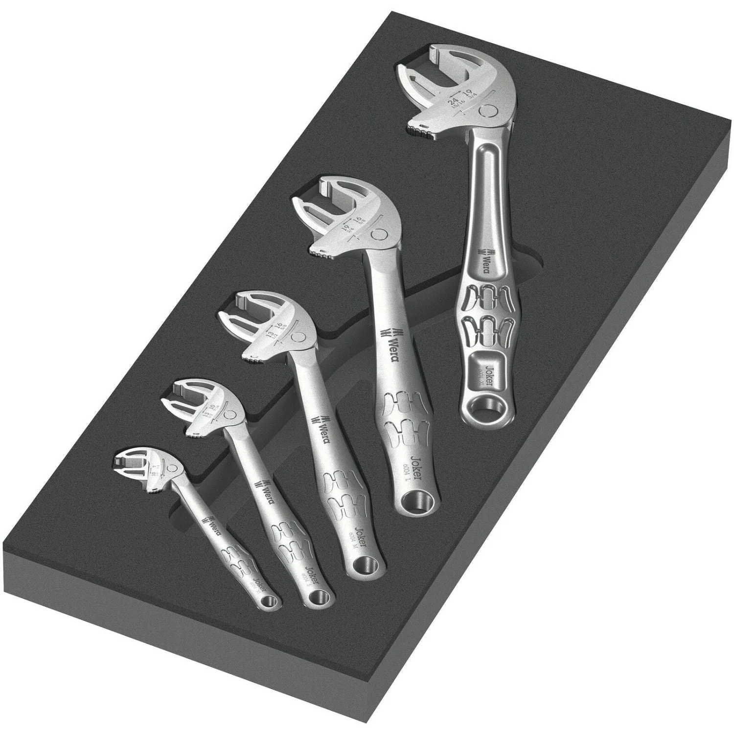 Wera 9732 Foam Insert 6004 Joker Set 1, 5-Pieces