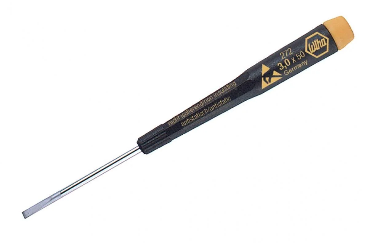 Wiha 27228 Precision ESD Safe Slotted 2.5 x 150mm