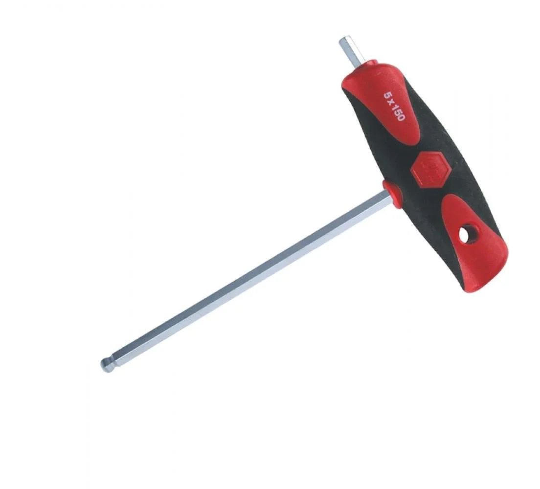 Wiha 54088 Soft Grip Dual Drive Ball End Hex T-Handle 10.0mm