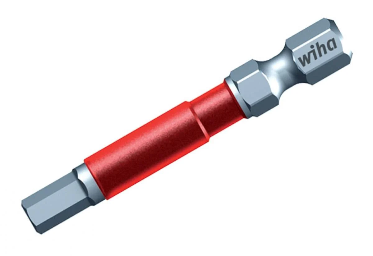 Wiha 76566 Impact Power Bit Hex 6.0mm - 10 PK