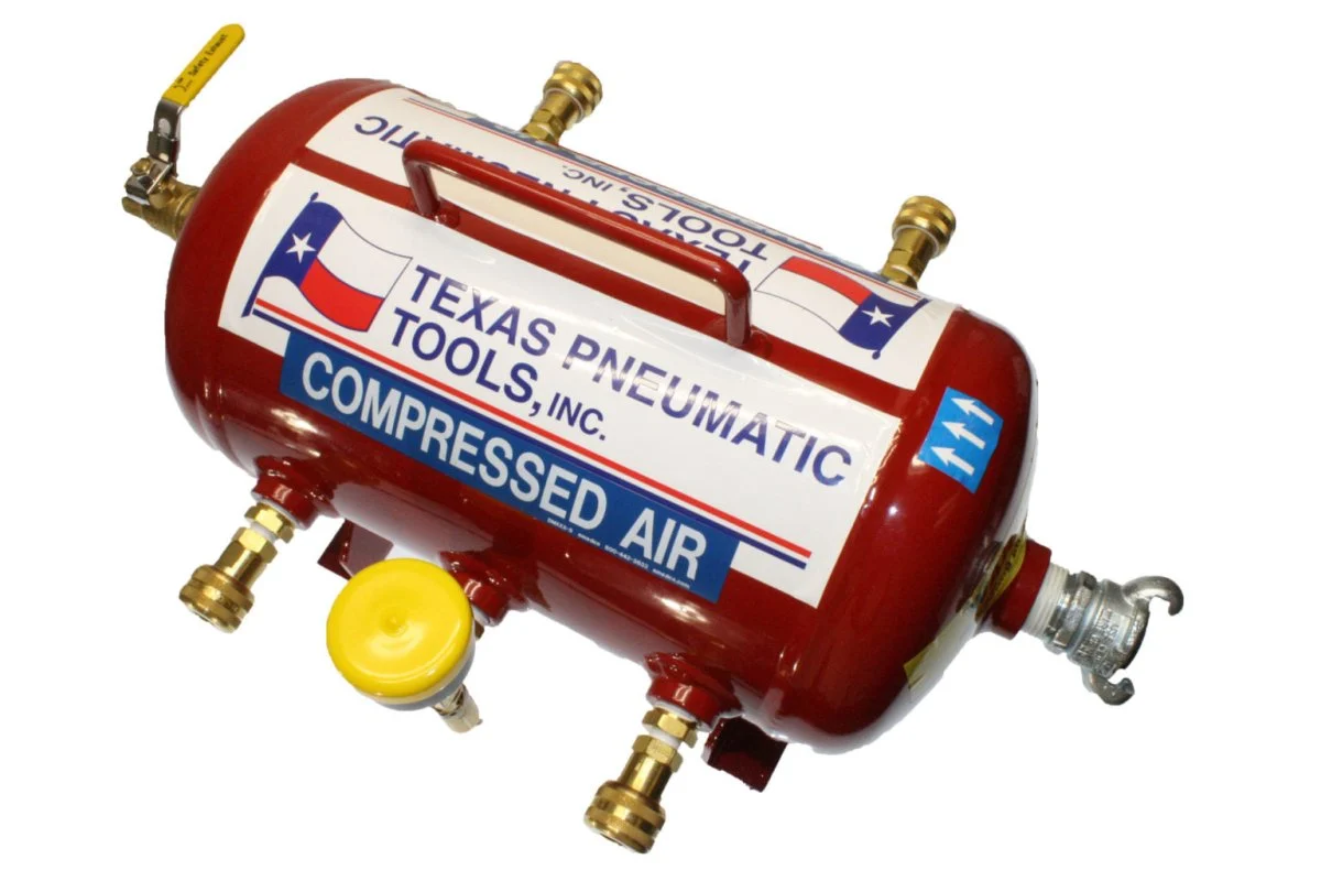 Air Manifold (2.5 Gal, ASME Tank w/ 1/4" Industrial Quick Connect Fittings)